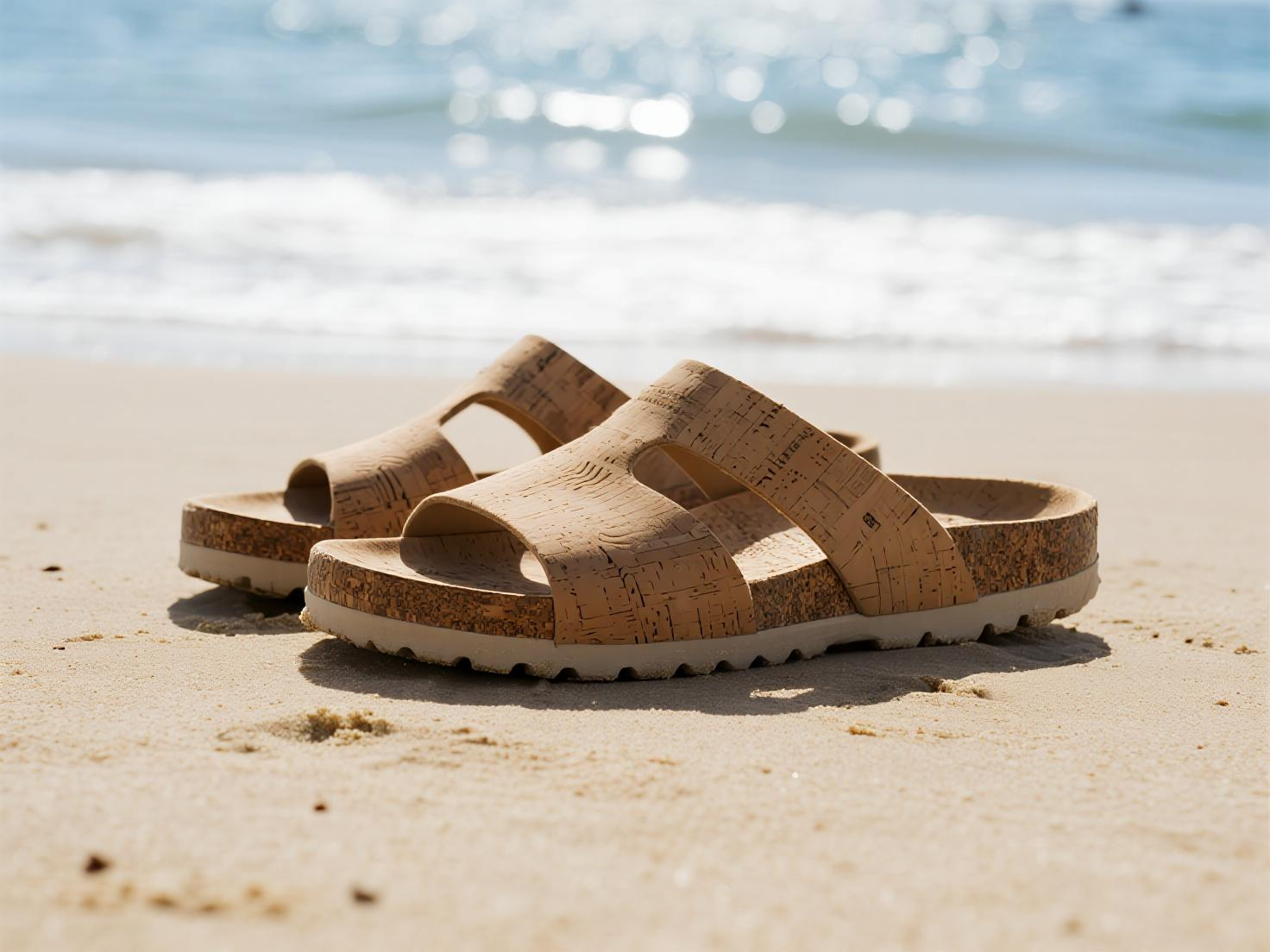 BIRKENSHOES 软木沙滩拖鞋